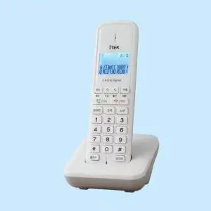 디지털 무선전화기 발신자표시 CID 3대증설 가정용 사무실용 스피커폰 내선통화 화이트