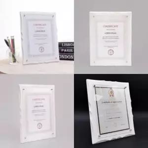 허가증 상장 액자 A4 화이트 수료증액자 임명장액자