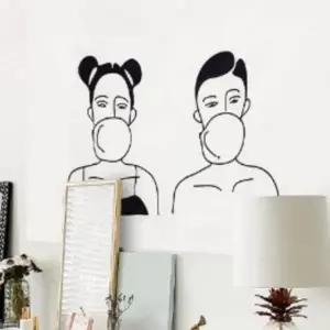 풍선껌 포스터 L 포스터가리개 그림가리개 그림포스터