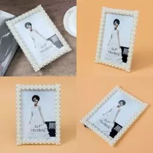 탁상 사진액자 신혼부부 웨딩 부케 사진 액자 5x7 포토테이블액자 웨딩사진액자