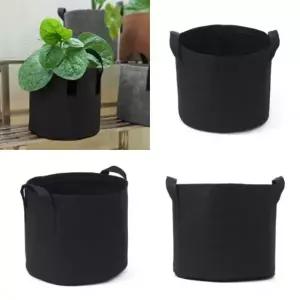 부직포 화분 2p세트 30x25cm 블랙 옥상텃밭 베란다텃밭화분