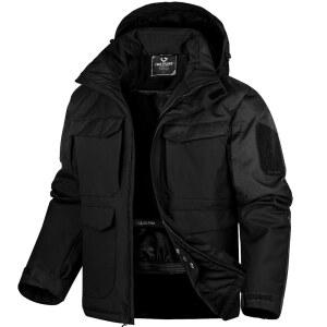 프리 솔저 남성 방수 스키 겨울 재킷 따뜻한 스노우 스노보드 코트, 멀티 포켓 탈부착 후드 포함