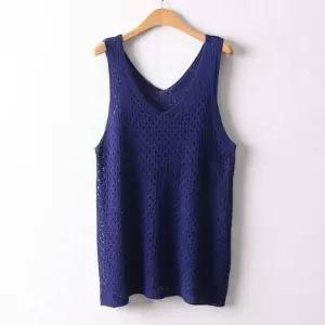 [셀러에이드]여성용 비치 메쉬 여름 조끼 바캉스웨어