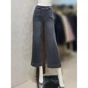 [벨라디터치] V3G1SL23 일자 와이드 청바지 1075329