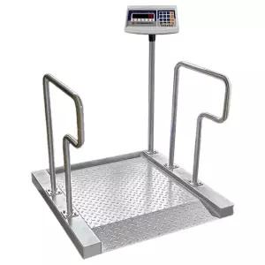 휠체어 체중계 대형 전자 측정기 저울 탑승 특수