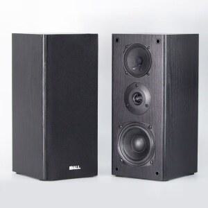 목재 스피커 2 0 채널 스테레오 사운드 60W RMS 하이파이 북쉘프 하이파이 스피커 홈 시어터 시스템 붐박스