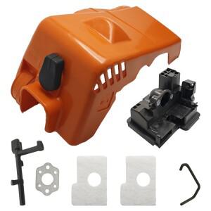 STIHL MS180 MS170 MS 180 170 018 017 가스 체인톱 예비 부품용 상단 엔진 실린더 커버 기화기 어댑터 에