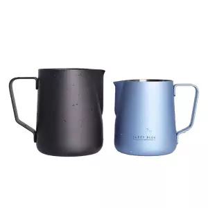 우유스팀피쳐 스테인레스 공예 연습 우유 섬세한 라떼아트 튜닝 거품기 정교하고 400ml 바리스타