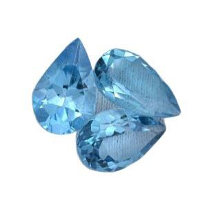 ONE 14x9 14mm x 19mm 배 스위스 블루 토파즈 보석 EBS4880 /11325