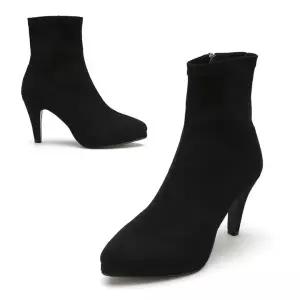 [롯데백화점]미소페 여성 가보시 앵클부츠 012246701 8cm 1color