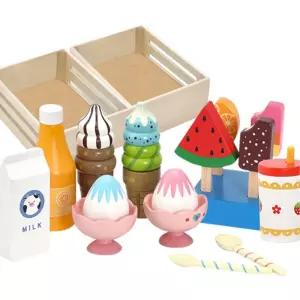 유치원 원목 아이스크림놀이 장난감세트 5살여아 친구랑
