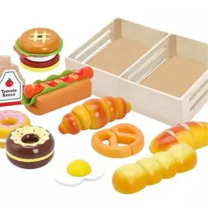 유치원 잘라지는 원목 빵 진열상자세트 어린이날 여아선물