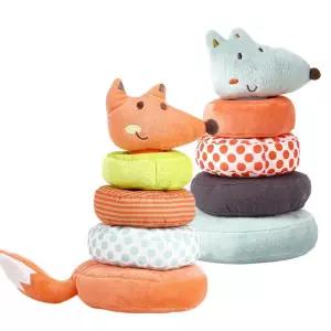 유아 놀이방 보들보들 헝겊인형 링쌓기2종 유치원 창의력