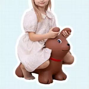 유아반 점프하는 말랑 강아지 호핑말 어린이날 공기말 목마