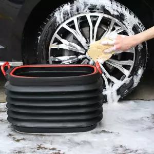 휴대용 물통 바스켓 자바라 물탱크 버킷 양동이 자바라물통 미술 세차