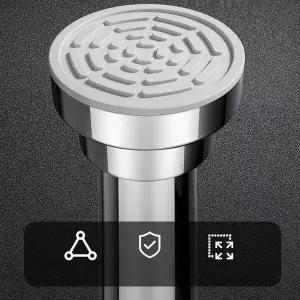 무타공 압축봉 옷걸이 80CM 100CM 120CM 150CM 실용형 옷봉 베란다봉