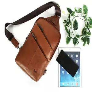 소가죽 슬링백 남자크로스백 미니크로스백