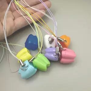 유치 치아 보관함 목걸이 치과 아이 첫니 기념품 cfl6+1WYj