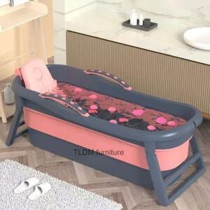 현대 플라스틱 접이식 욕조 성인 하프 바디 분지 가정용 얼음과 뜨거운 휴대용 겨울 스파 유물