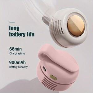 MF019 미니 회오리 바람 허리 스냅온 충전 단 클립 무소음 선풍기 휴대용 강풍 3 핸즈프리