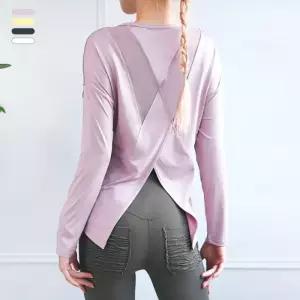 매장정품 키밍 여성 감성롱 슬리브 운동복 긴팔 티셔츠 요가복 헬스 1741801