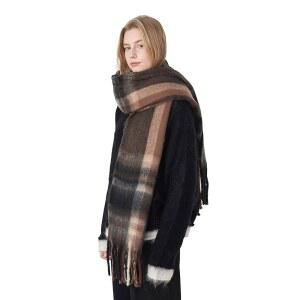 여성용 빈티지 스카프 따뜻한 숄과 이브닝 드레스용 랩 부드러운 폰초 코트 두꺼운 가디건 코지 2026