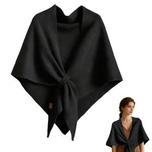 파쉬미나 숄 랩 여성 니트 숄과 가디건 케이프 울 캐시미어 숄더 탑 스웨터 스카프 2025