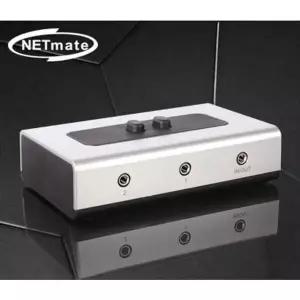 [골드스마일]수동선택기 음향분배기 STEREO 양방향 분배기 2대1 비디오분배기