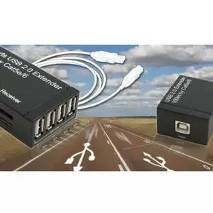 [셀러에이드]증폭 공유기 허브 USB 신호 리피터 100m 4포트