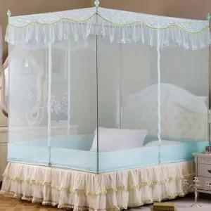 [골드스마일]사각 캐노피 모기장 침대 에어 매쉬 150X200cm