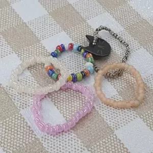 비즈키링 우레탄줄 투명 팔찌만들기 0.4mm 우레탄줄 비즈키링재료 비즈키링