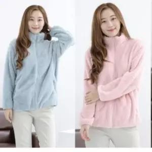 플리스 후리스 점퍼 여성 겨울 집업 보온바지 보아털점퍼 가죽점퍼 따뜻한점퍼