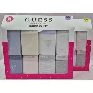 게스언더웨어 게스 여아 아동 주니어 삼각팬티8종세트 면스판 데일리팬티