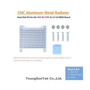 YoungSunTek Neo-Heat-Sink-A CNC 알루미늄 금속 NanoPi Neo  Core Air 보드용