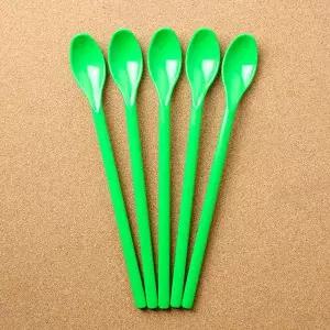 5p 칼라 롱스푼 롱 커피스푼 숟가락 티스푼세트 롱커