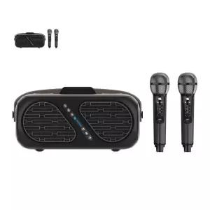 가정용 무선마이크 노래방 스피커 앰프 듀얼마이크