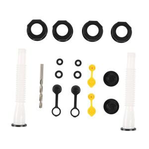 가스 캔 노즐 스파우트 교체 호환  갈 오일 공급 나사 칼라 캡 자동차용 호환 거친 미세