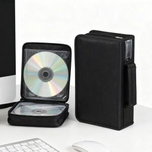 CD/DVD 케이스 홀더 컬렉션 효율적인 96개 용량 미디어 저장 정리