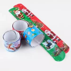 크리스마스 어린이파티 캐릭터 원터치 팔찌 24개 [AGQ727]