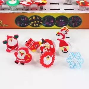 학원 팬시 선물 크리스마스 LED 젤리반지 50개 [AWC597]