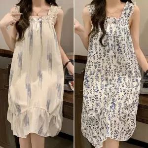 [콩심팥심]면소재 컬러 샤워가운 가슴패드 내장형 골프용 원피스 잠옷