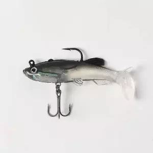 웨이트훅 쉐드웜 루어 지그 갈치 배스낚시 다크그레이