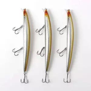 롱샷 플로팅 미노우 루어 3p세트 삼치 미끼 빅베이트