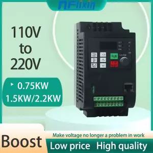 0.75kw1.5kw2.2kw 110V  220V VFD AC 주파수 인버터 단상 입력 3상 출력 드라이브 주파수 변환기