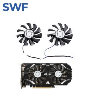 msi호환 GTX 1050 2GT OC Ti 4GT 그래픽 비디오 카드 쿨러 팬용 75MM HA8010H12F-Z 냉각 팬 교체
