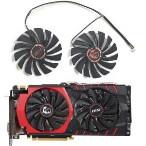 msi호환 R9 390 380 R7 370 GTX 980 970 960 950 게임 그래픽 팬에 적합한 기존 PLD10010S12HH GTX970 GPU