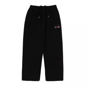 카고브로스 AMERICAN LOGO LOGO SWEAT PANTS (BLACK) - black