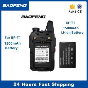 baofeng호환 BF-T1 워키 토키 교체 배터리 액세서리 용 3.7V 1500mah 리튬 이온