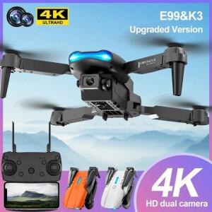 드론 입문용 미니 어린이 촬영 무인기 나비 전문가용 전투기 헬리콥터 K3 Pro E99 접이식 드론 4K HD 광각