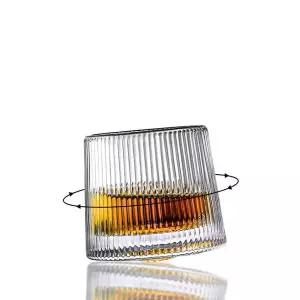 TBZ 스트라이프 스윙 위스키 온더락 유리잔 190ml G 위스키글라스